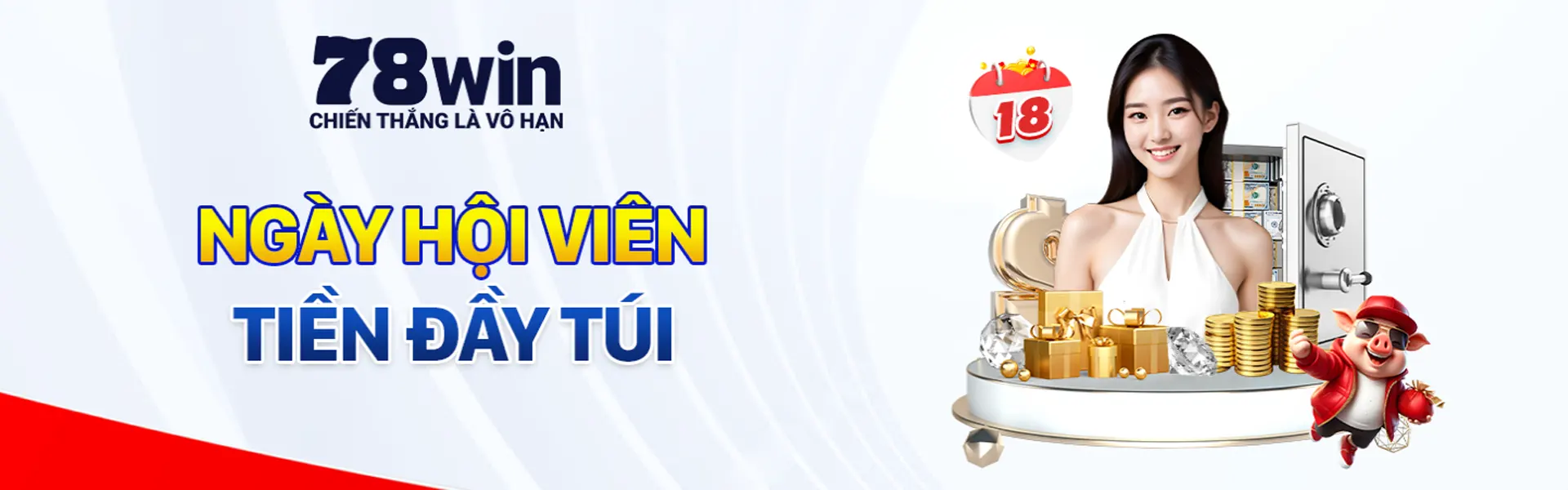 Banner ưu đãi hội viên 78WIN dành cho người đăng ký mới