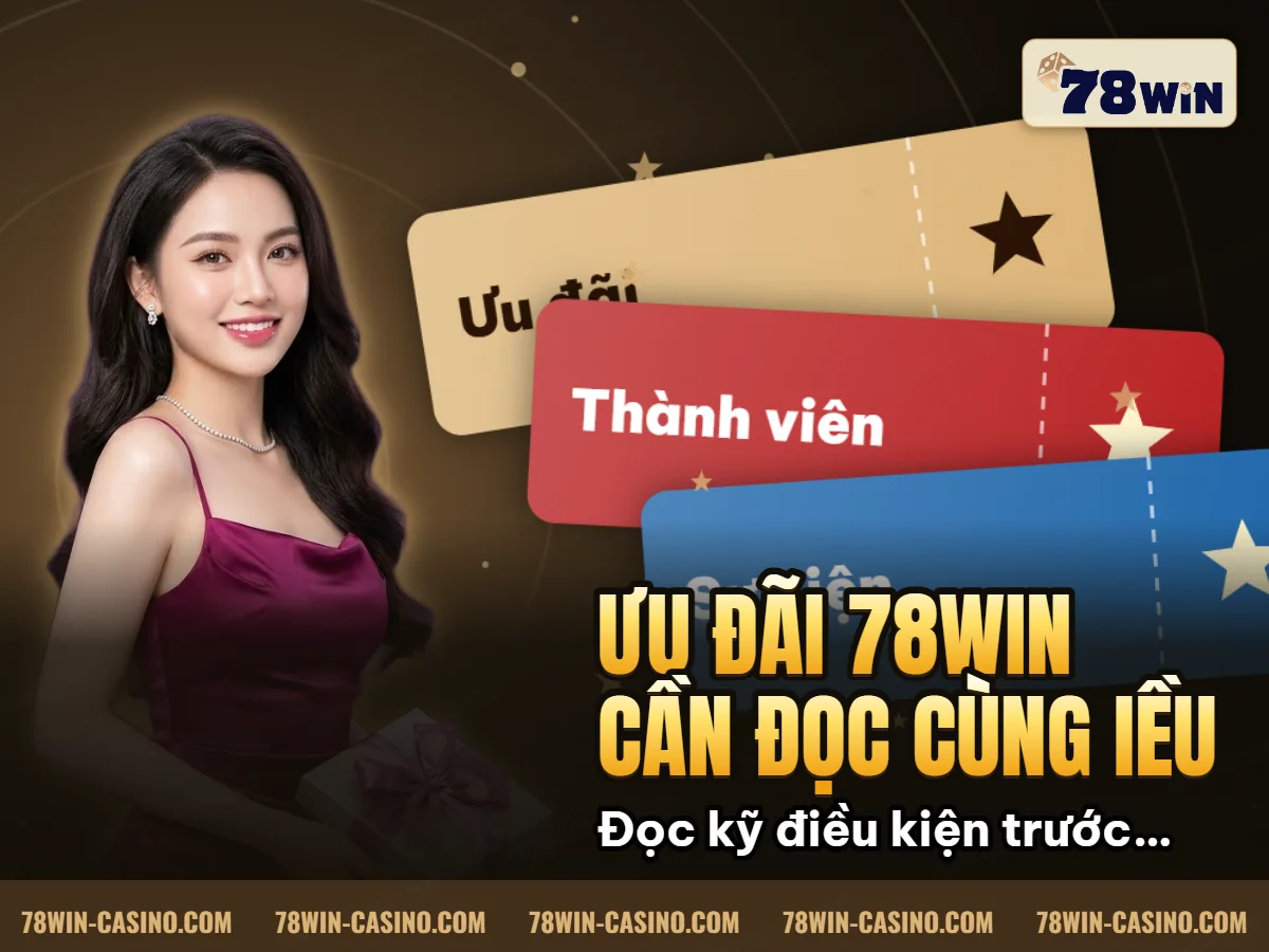 Ưu đãi 78Win cần đọc cùng điều kiện áp dụng khuyến mãi và lịch sử giao dịch